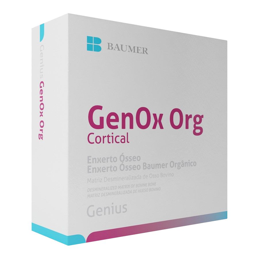 GenOx Org Matriz orgânica porosa liofilizada extraída de osso cortical bovino