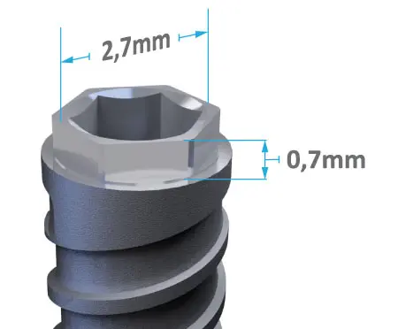 Implante Hexágono Externo Encaixe